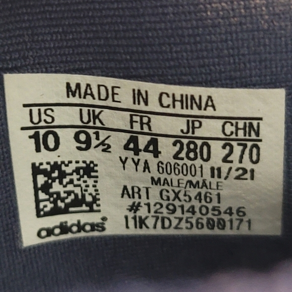 Adidas UltraBoost 22 Navy Collegiate, Size 10  Running Sneakers Shoe GX5461 - Picture 16 of 16